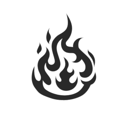 Heating services icon.