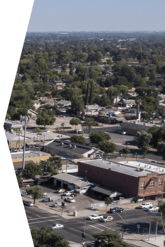 Building view of Modesto, California.